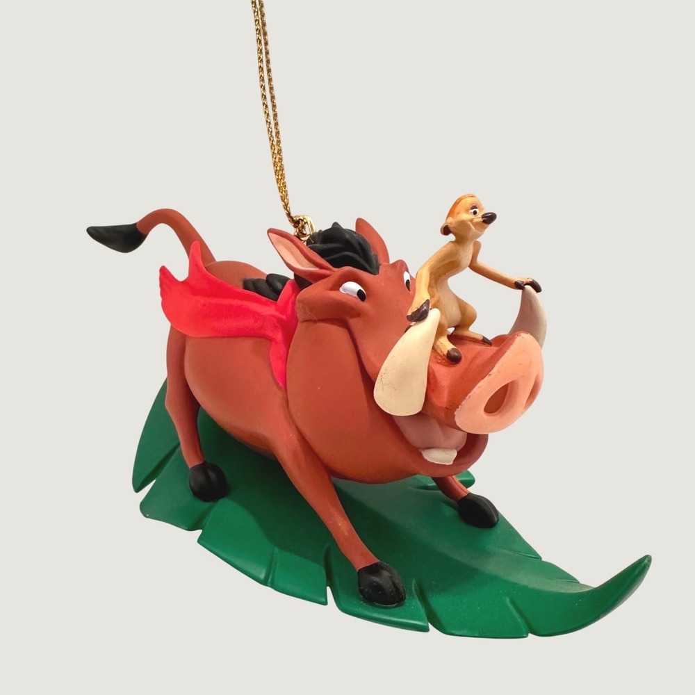 Disney Lion King Pumbaa & Timon Grolier President's Edition Ornament 35600-984